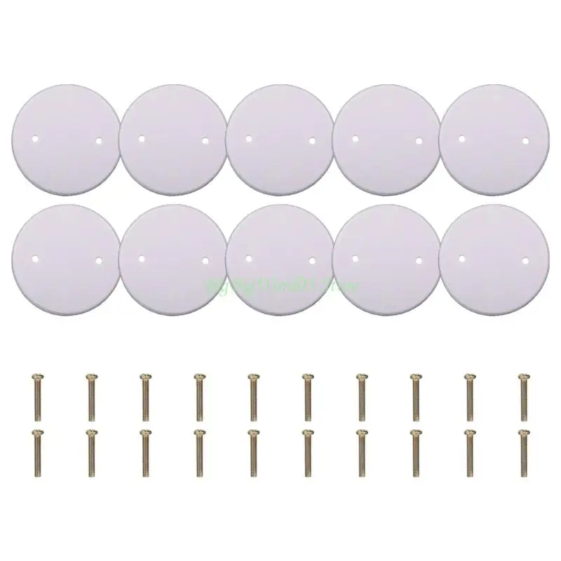 

24te 10pcs соединительная коробка крышка пластины потолок.