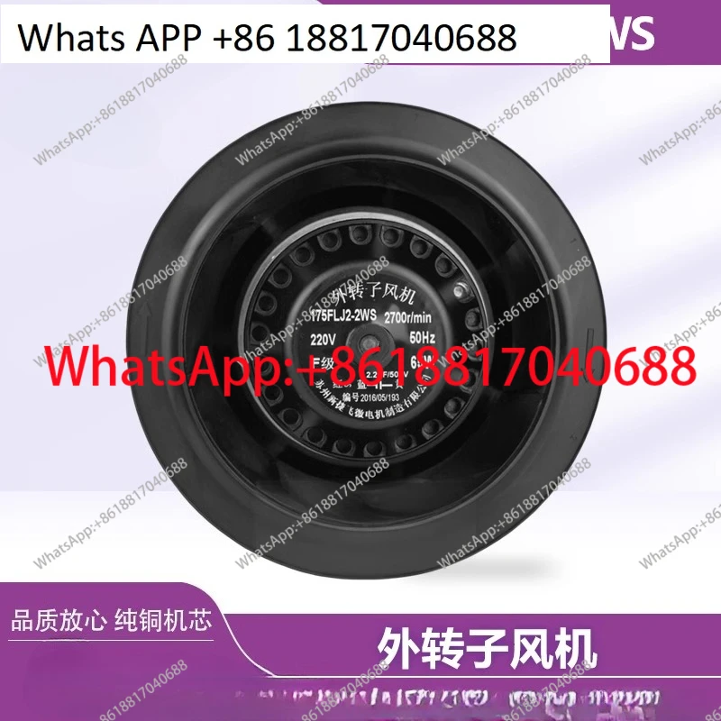 

Вентилятор с внешним ротором 175FLJ2-2WS