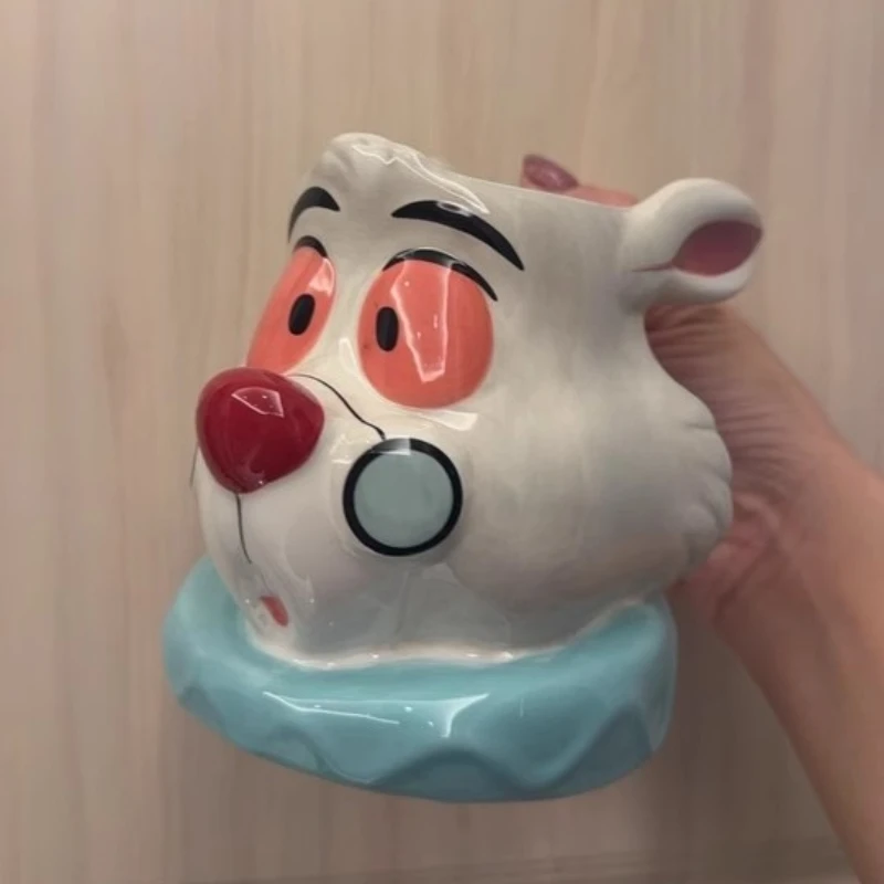 

12.2cm Alice in Wonderland Ceramic Mug The Mad Hatter Cartoon Water Cup Home Office Mug Funny Creative Coffee Cup Gift