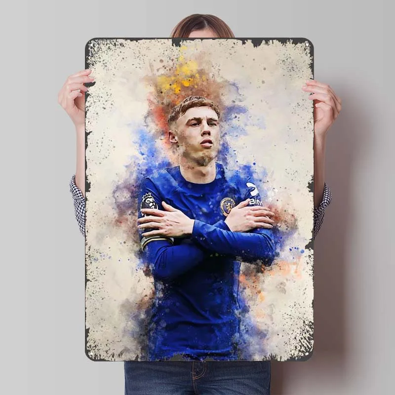 Cole Palmer Celebration Metal Signs Sports Poster Decoration Wall Decor Living Room Decorative Metal Plates Man Cave Retro Art