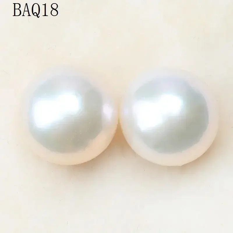 10mm Near-circular Natural Fresh Water Edison Pearl Naked Pearl with No Hole Matching 3A White DIY Earrings Jewelry Wholesale