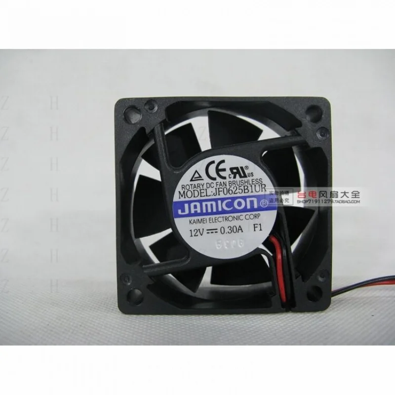 

ZZZZ 1 шт. для jamicon JF0625B1UR серверный квадратный вентилятор DC12V 0,3A 60X60X25 мм
