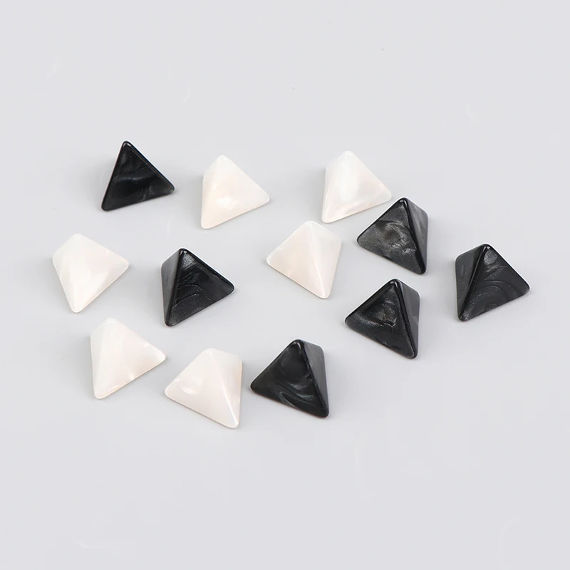 10PCS White 4 Side Dice Diagonal Diameter DIY Board Game Accessories Teaching Mathematical Tool