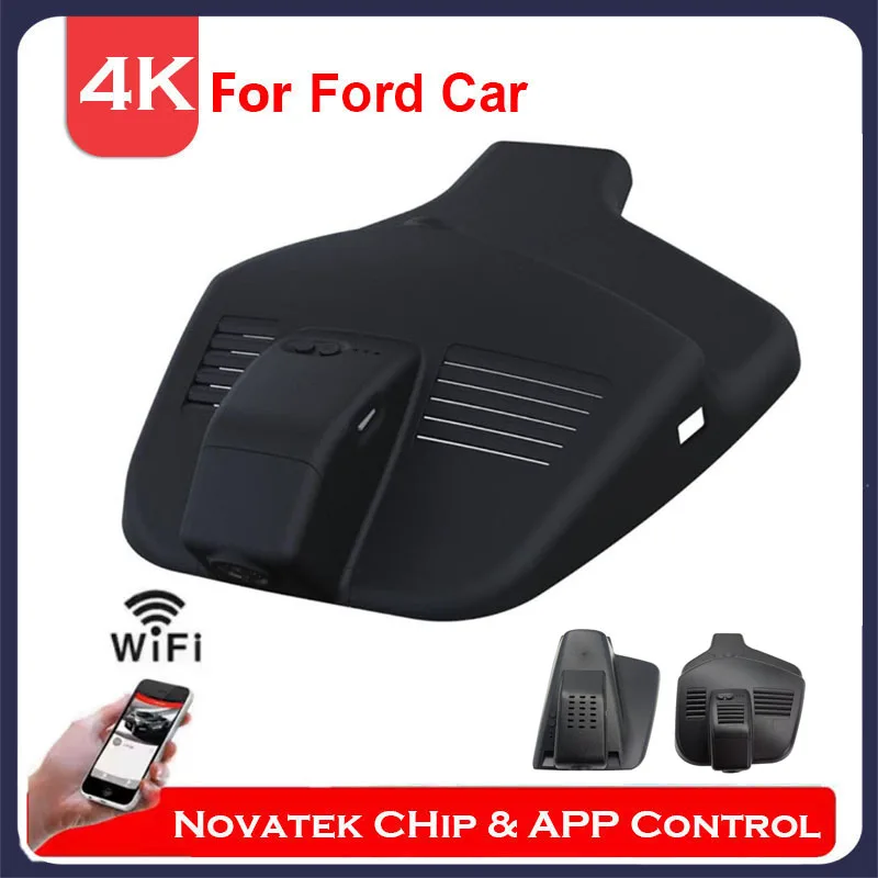 4K Plug And Play Wifi Car DVR Dash Cam  for Ford Edge Endura Facelift 2015 2016 2017 2018 2019 2020 2021 2022 2023 APP Control