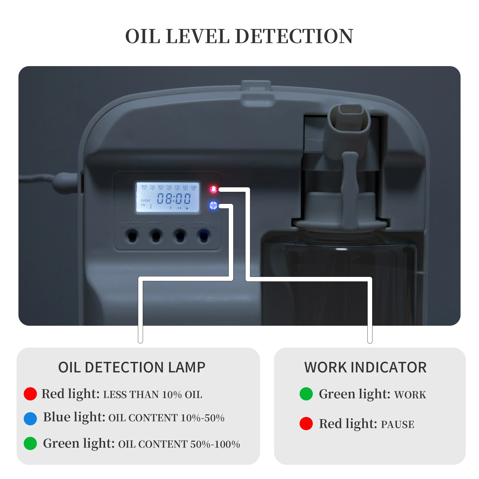 NAMSTE-difusor eléctrico de aceites esenciales, dispositivo de fragancia aromática con Control inteligente por Bluetooth, para hogar y Hotel, 400ML