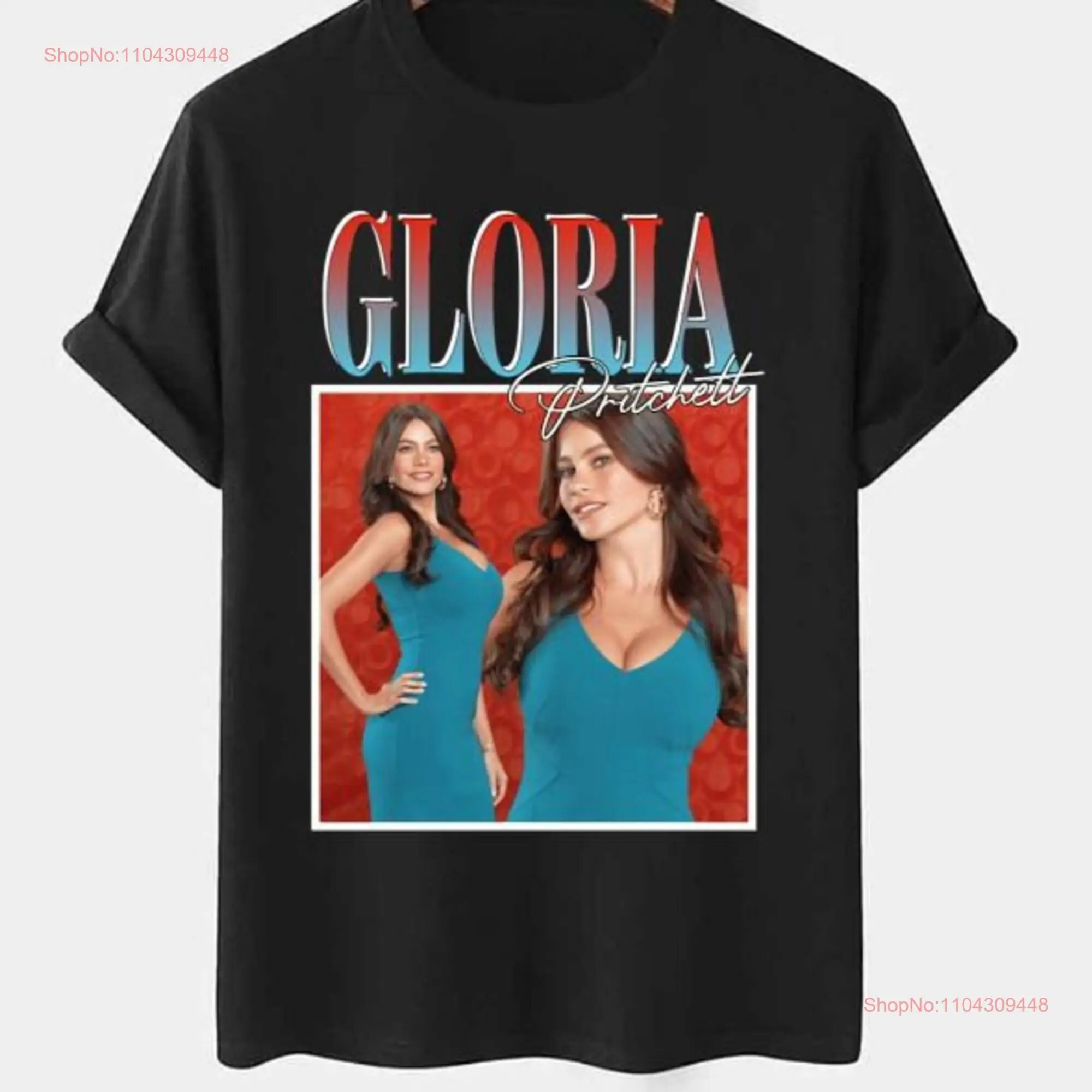 Gloria Pritchett Vintage Modern Family TV Series T-shirt lange of korte mouwen