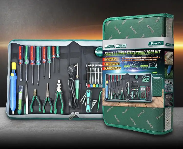Pro'sKit-PK-616H Professional Electronic Tool Kit, medição