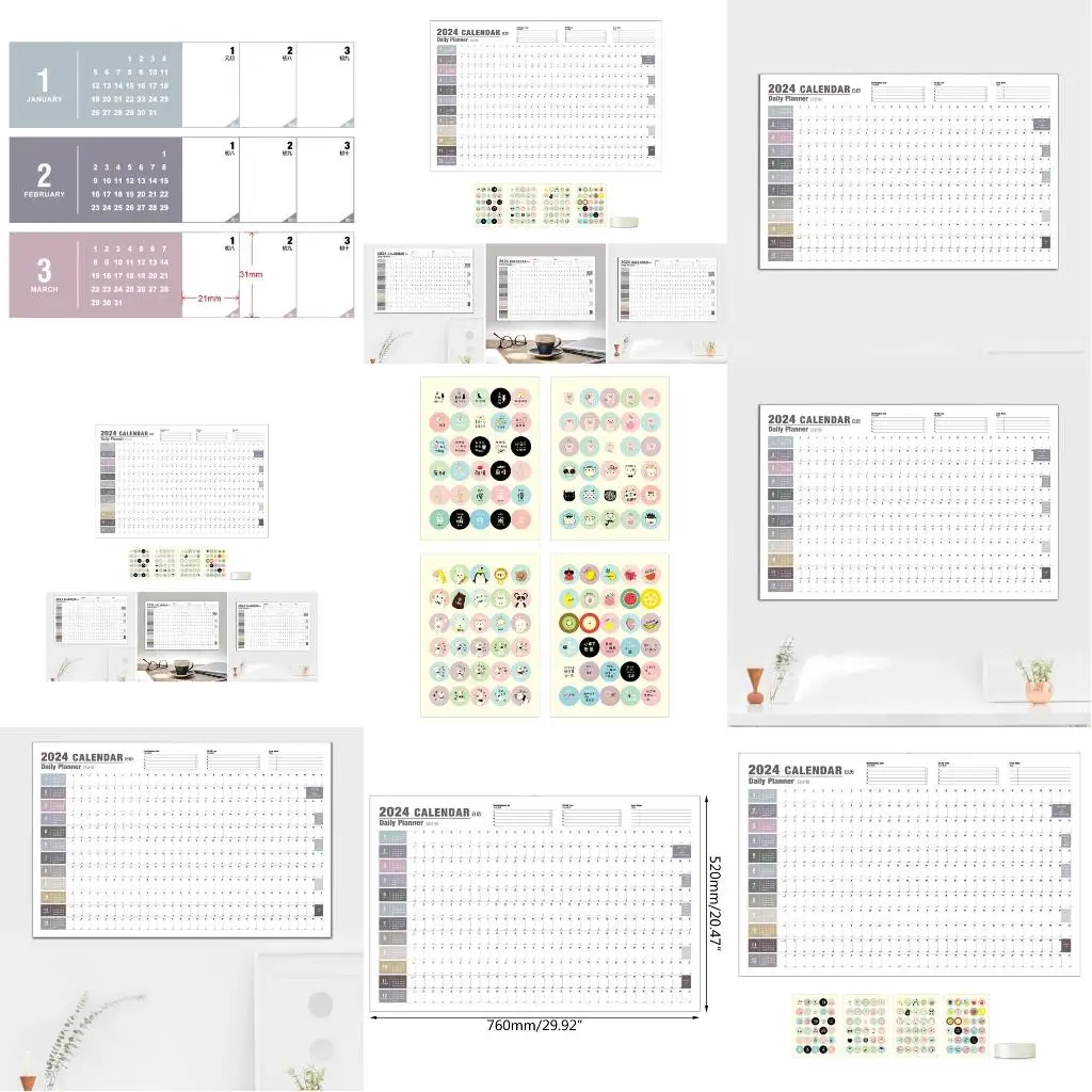 

Calendar 2024 Monthly Calendar, Family Home Planner Thick Monthly Wall Calendar