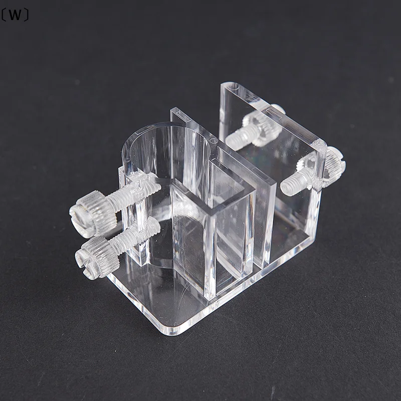 〔W〕Aquarium-Filterschlauch-Halterung, Klemme, Acryl, transparent, für Aquarien, Glas, Luft- und Wasserrohr-Filtration〔Winter1〕