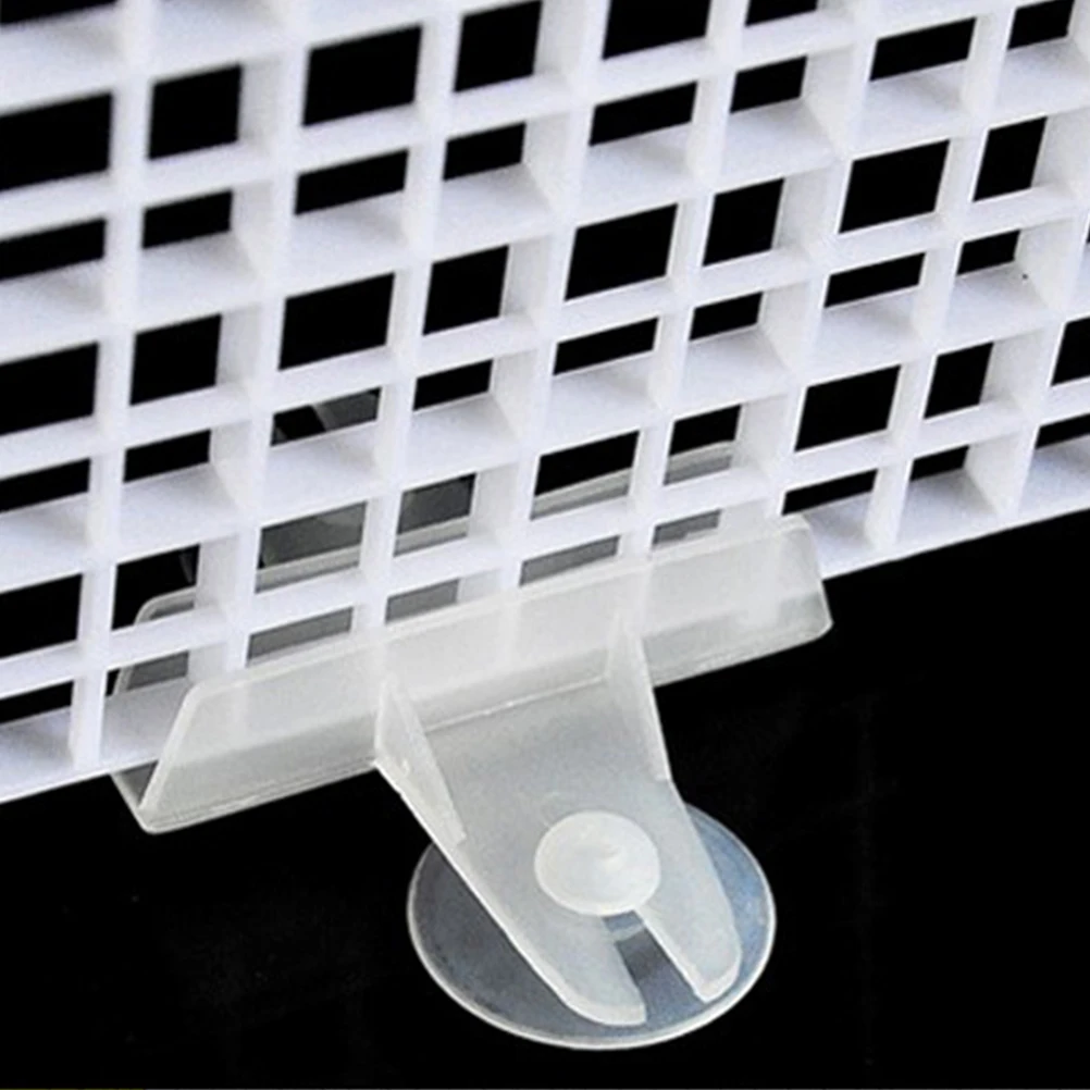 

10pcs Bottom Filter Plate Fish Tank Isolation Segregation Crate Durable PC Material Safe For Fish Easy Installation Practical