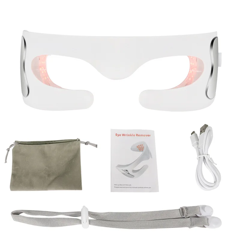 Slimme elektrische oogverjonging LED-masker Stralende ogen Rood lichtbril Stralend