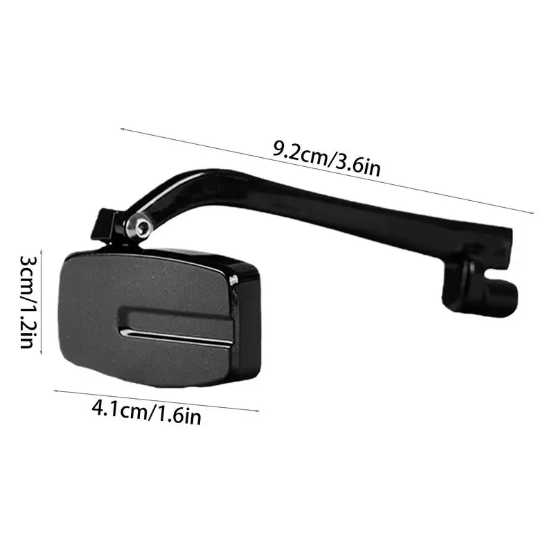 Espejos para gafas de ciclismo Espejos retrovisores seguros ajustables Vista trasera de ciclismo Espejos gran angular Espejos retrovisores seguros Gran angular