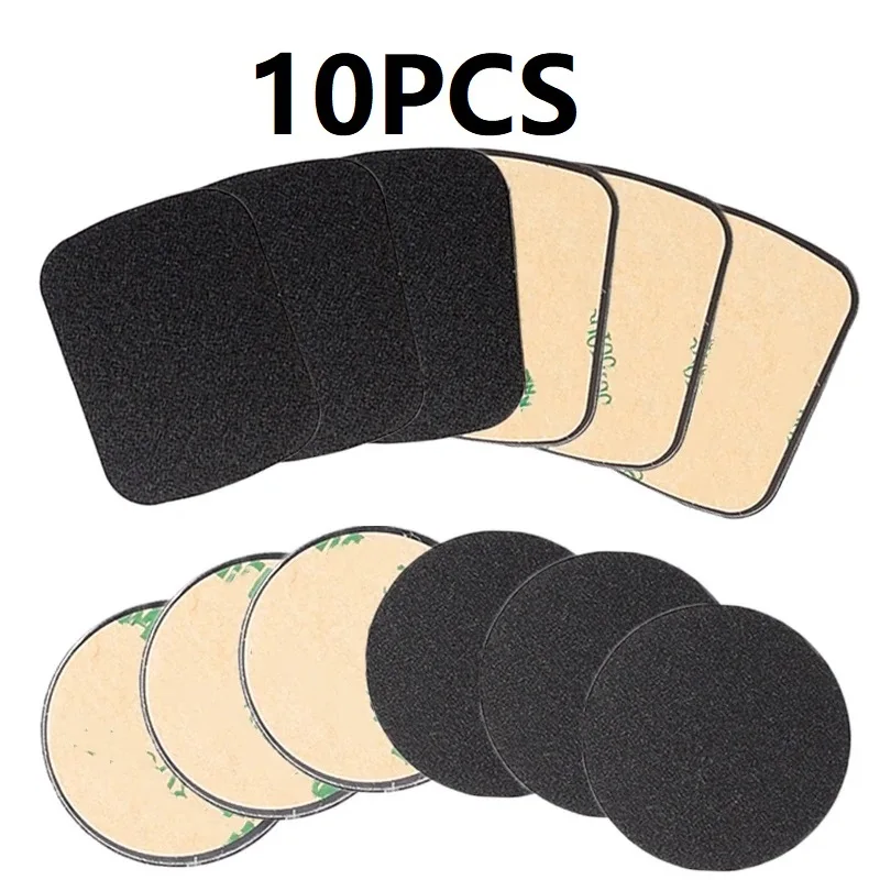 Piastra disco in metallo da 10 pezzi per supporto magnetico per telefono Adesivo universale per disco in lamiera di ferro nero Accessori per supporto magnetico per telefono per auto