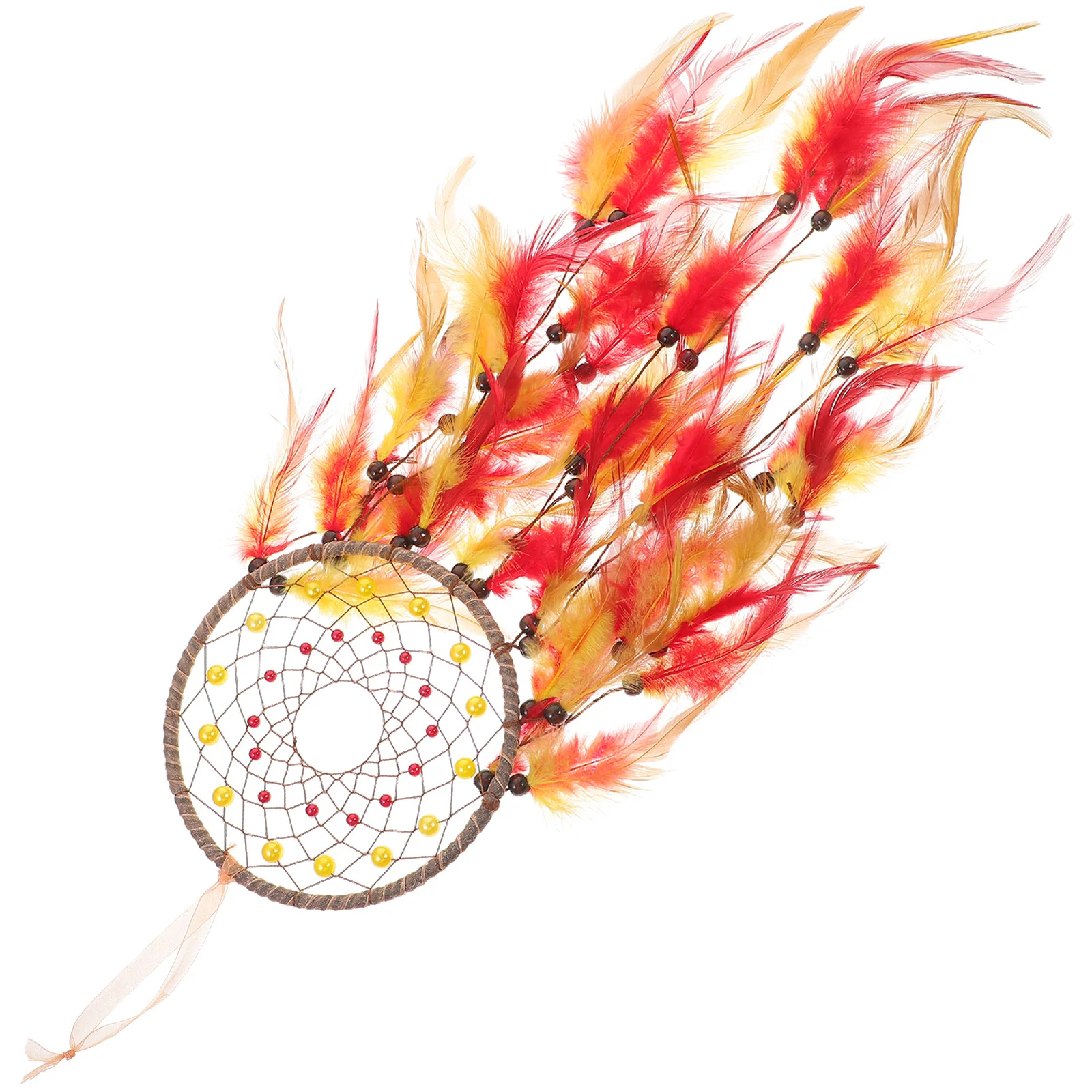 

Dream Catcher Hanging Decor Plume Handmade Wall Hanging Ornament for Bedroom Balcony Garden Indoor Outdoor Home Room Decor