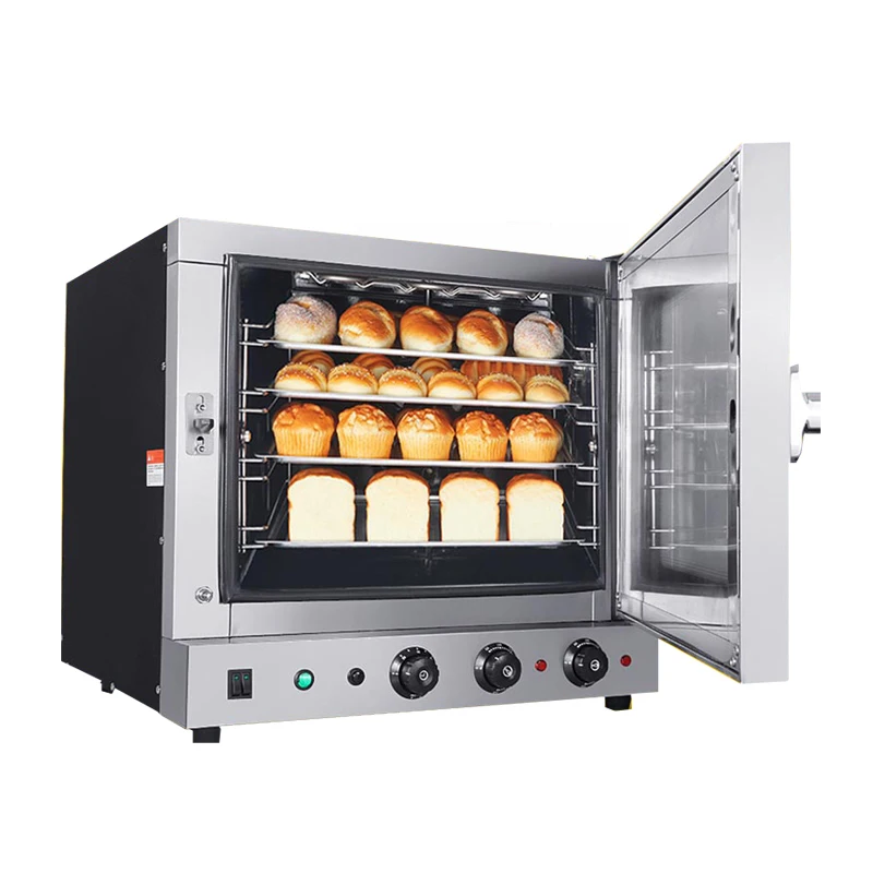 Countertop 4 Ties Electric Convection Bread Ovens Commercial Bakery Baking Equipment Electric Baking Oven