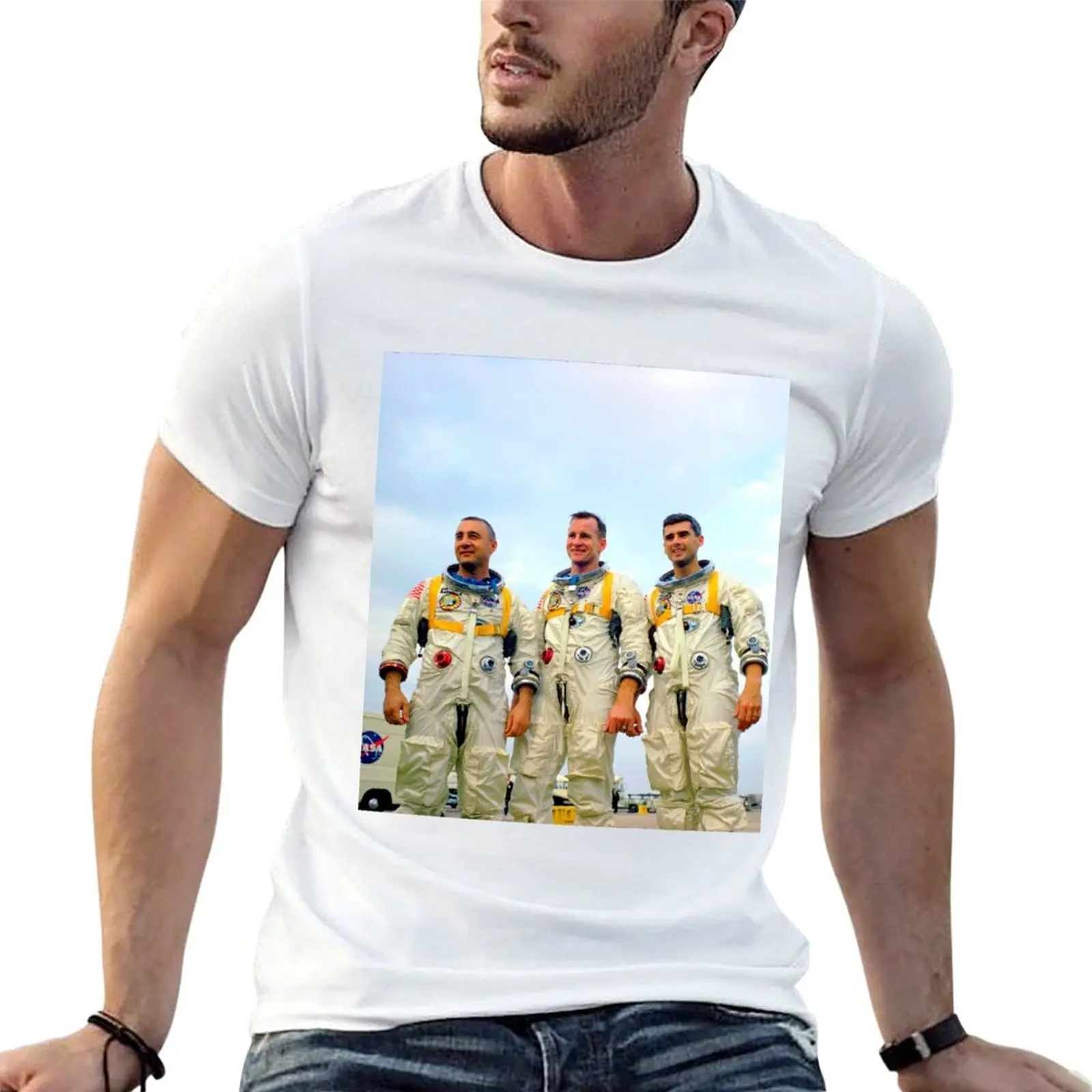 

APOLLO 1 CREW T-Shirt t shirts with prints t shirt for man 100 percent cotton T-Shirt