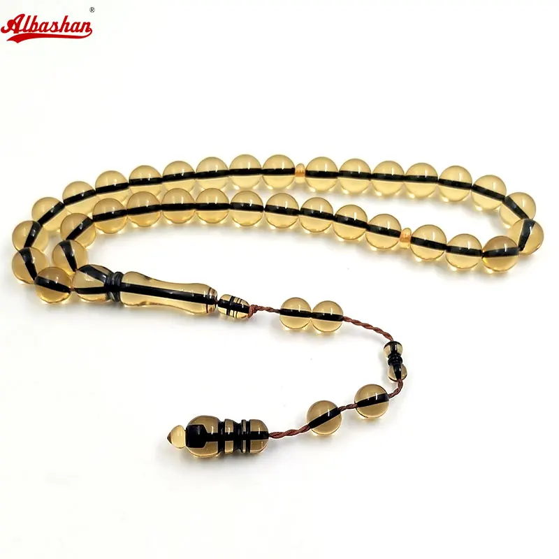 Tasbih Resin muslim prayer beads arabic fashion bracelet turkish Misbaha Islamic accessories on hand ramadan eid gift