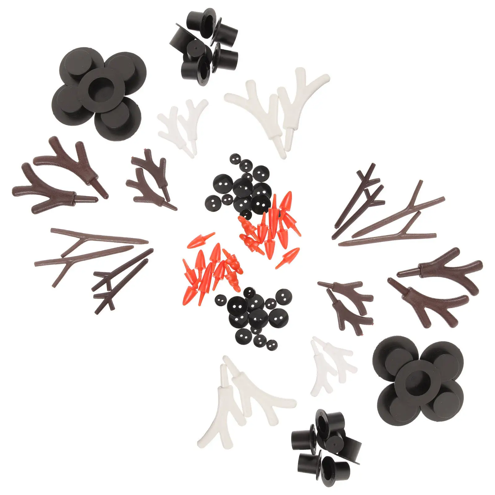 

1Set DIY Snowman Craft Materials Decorative Christmas Party Holiday Kindergarten School Decor Supplies Kit DIY Snowman Craft