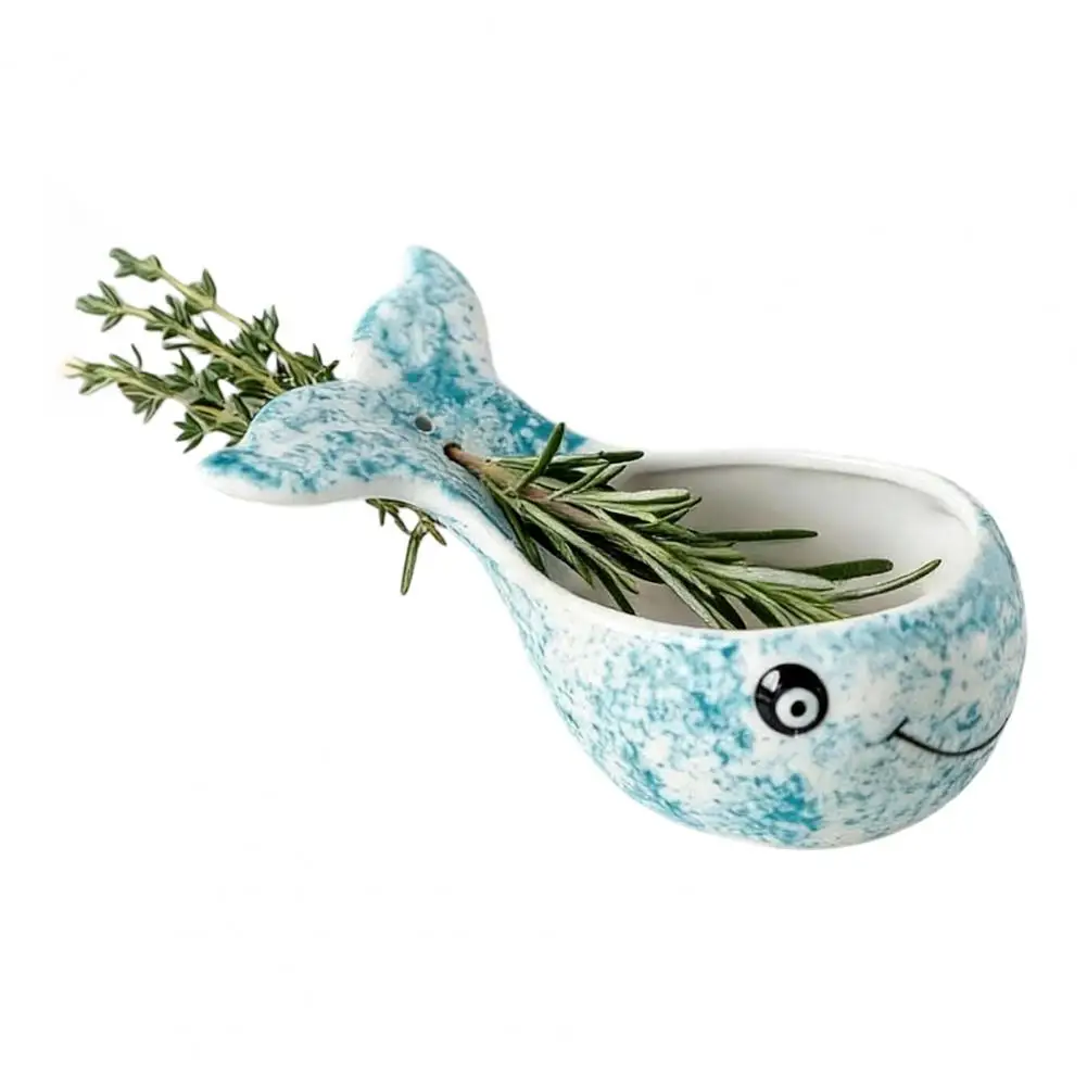 

Herb Stripper Bowl Hand-painted Peeling Bowl with 4 Size Holes Pottery Herb Peeler Decorative Kitchen Accessory