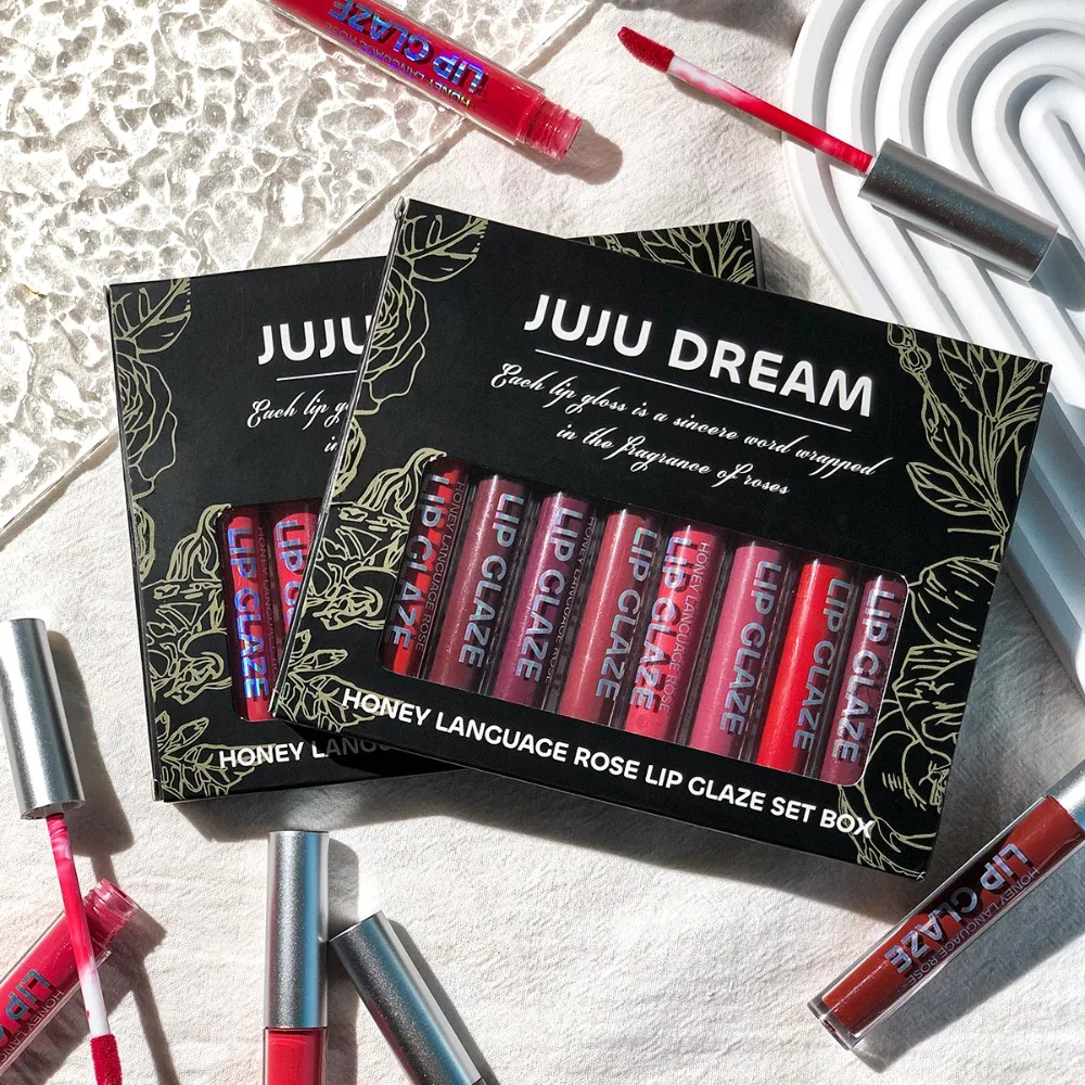 ชุดลิปกลอสเนื้อแมท 10 สี ติดทนนาน ให้ความชุ่มชื้น กันน้ำ ไม่เหนียวเหนอะหนะ ไม่ซีดจาง ใช้งานง่ายสำหรับทุกสภาพผิว