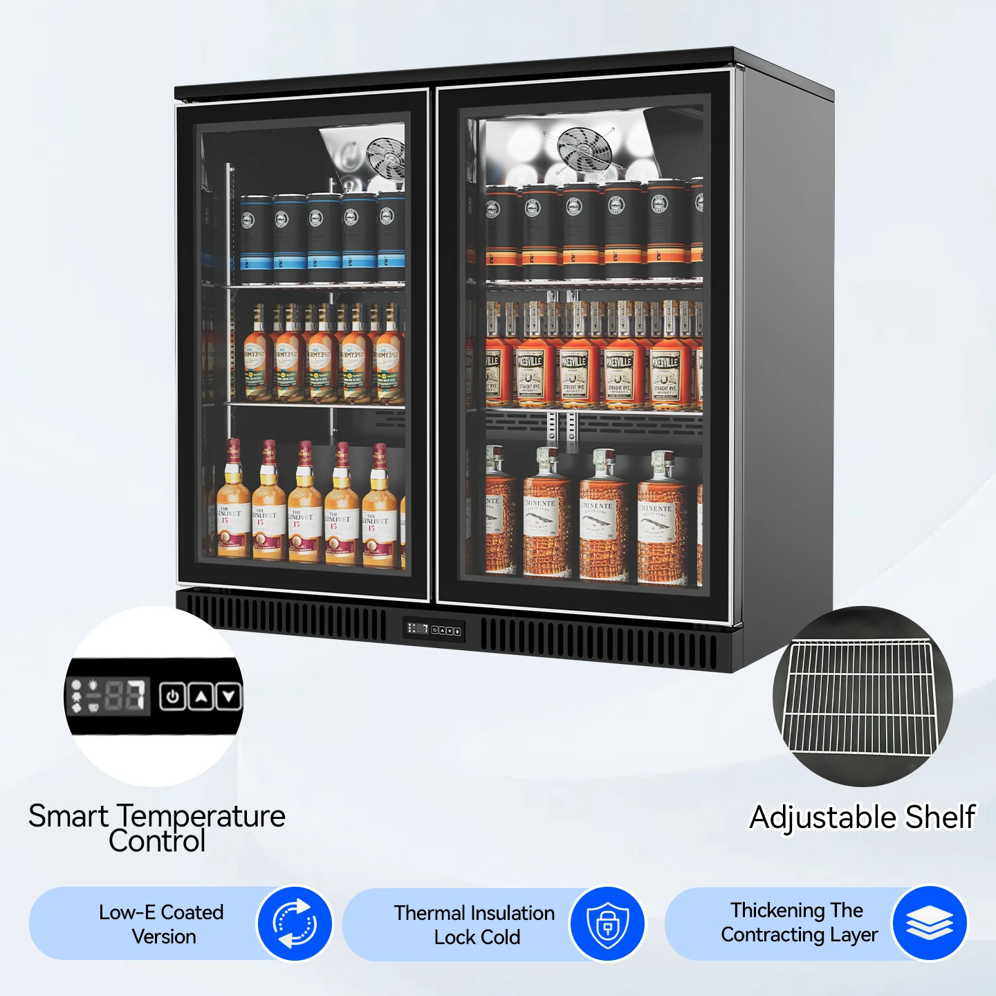 ثلاجة مشروبات صغيرة بثلاثة أبو - مراجعة Wine Beer Fridge Under Counter وسعره