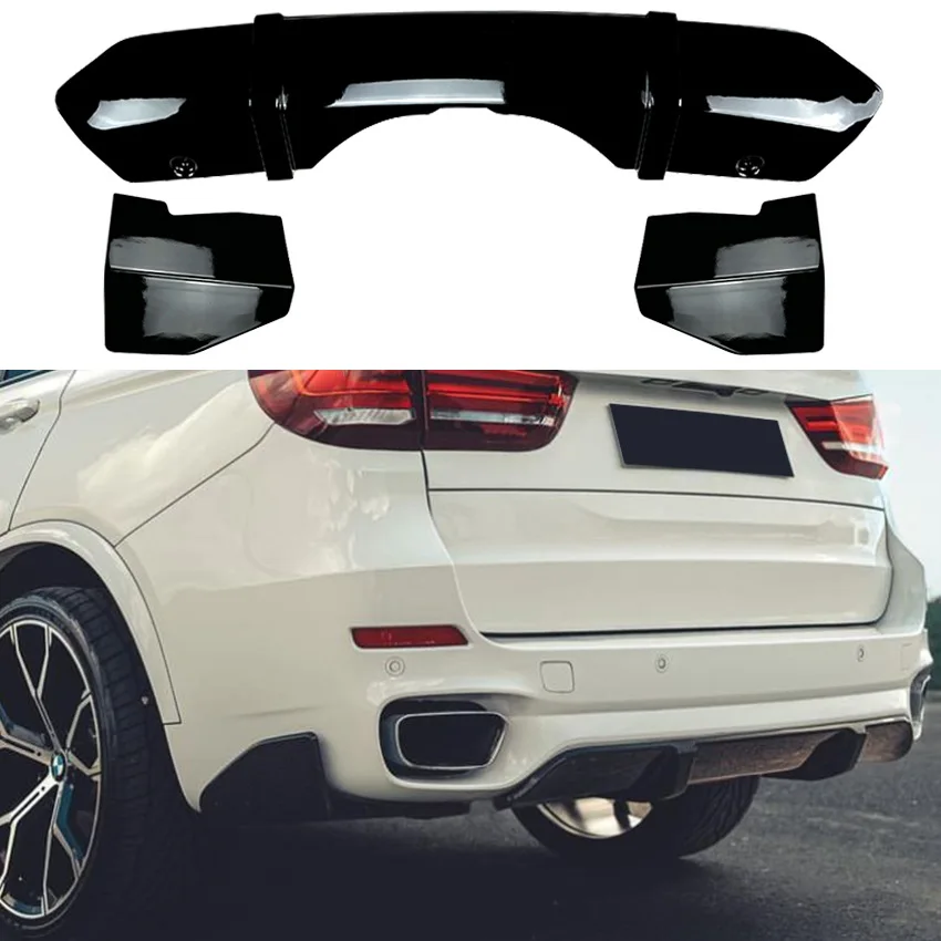 

Suitable for BMW X5 F15 M Sport 2014-2018 MP rear lip spoiler tail lip rear wrap angle