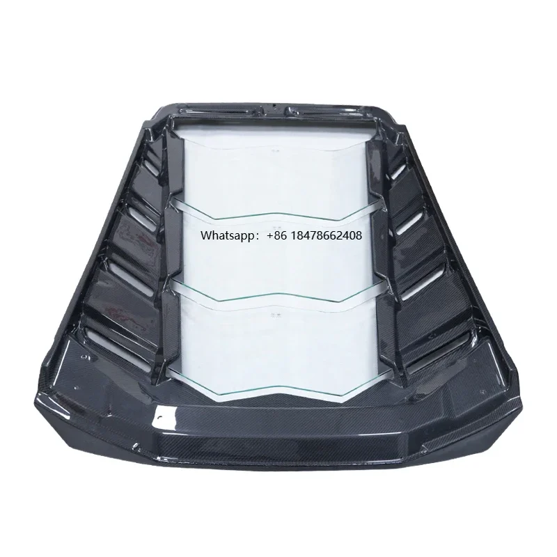 Car Parts Carbon Fiber Rear Trunk Hood for Huracan LP580 LP610 Carbon Fibre Car Rear Engine Cover