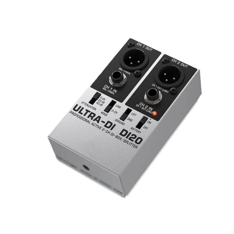 

DI20 Musical Instrument Di Box, Line Signal Driver to Balance Stage Performance