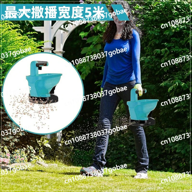 Electric Seed Rapeseed Fertilizer Spreader Grass Seed Fast Planter