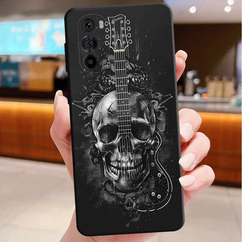 

Phone Case For Motorola Edge 50 40 Pro 60 50 40 30 Ultra Neo Fusion Moto G Play G Stylus G Power G Skull Art