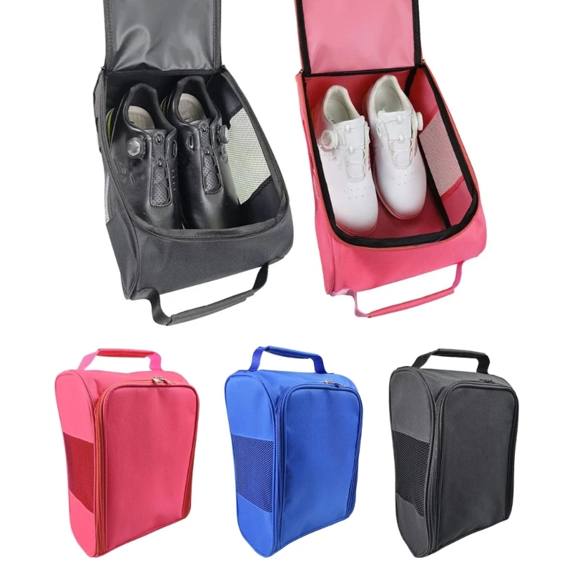 Golf Shoe Bag Zippered Shoe Bags with Ventilation for Women Men Gift