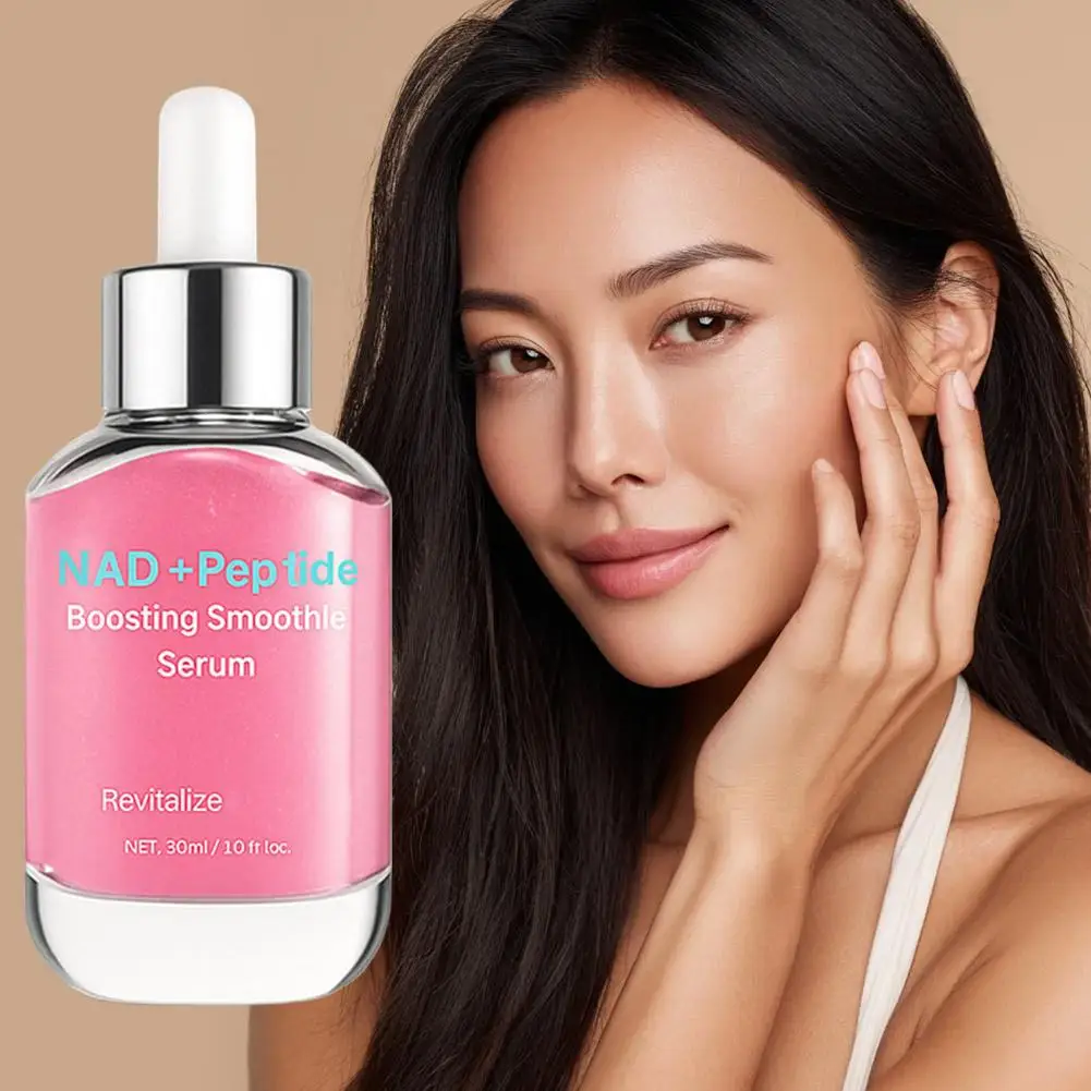 

Peptide Facial Serum NAD+ Peptide Boosting Smoothie Serum for Sagging Skin, Collagen Hydrating for Skin Elasticity &Firming Care