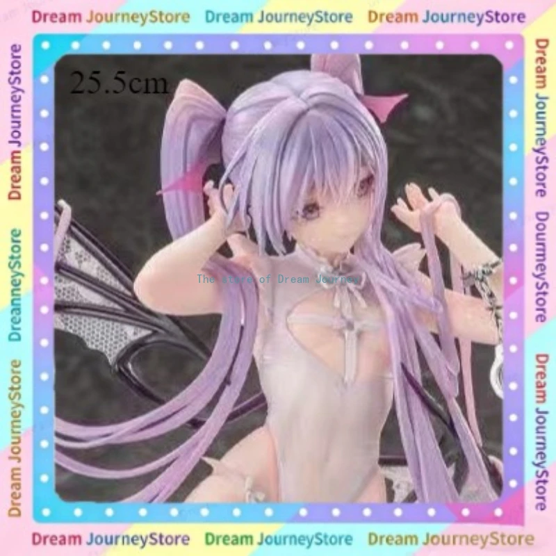 

In stock 25.5cm new high-quality cute pink beautiful girl Eve little devil figure model chassis ornament desktop animation toy