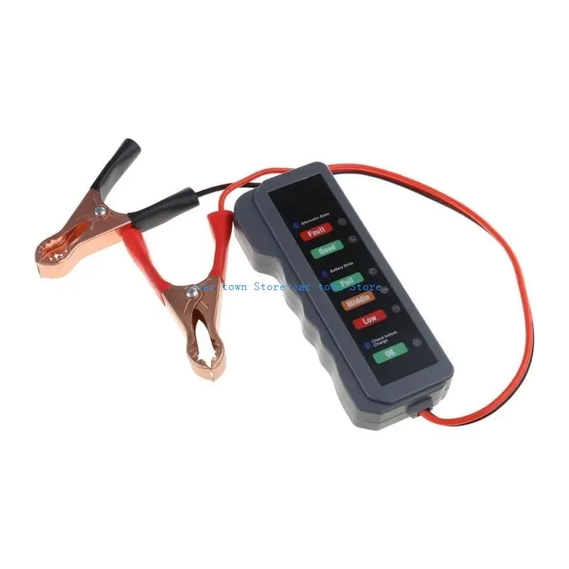 

RXJE Battery Tester Automotive 12V Digital Car Checker LED Display