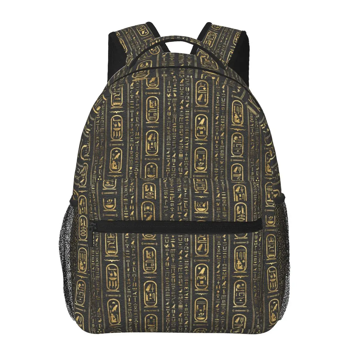 

Egyptian Hieroglyphs And Deities Backpacks Boys Girls Bookbag Children School Bags Travel Rucksack Shoulder Bag Large Capacity