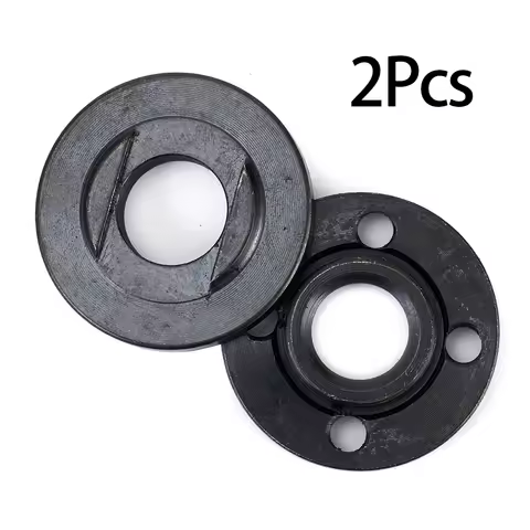 2 PC Flange Nut Set Tools Inner Outer M16 Thread Replacement Accesories Angle Grinder For 16mm Spindle Thread Power Tool
