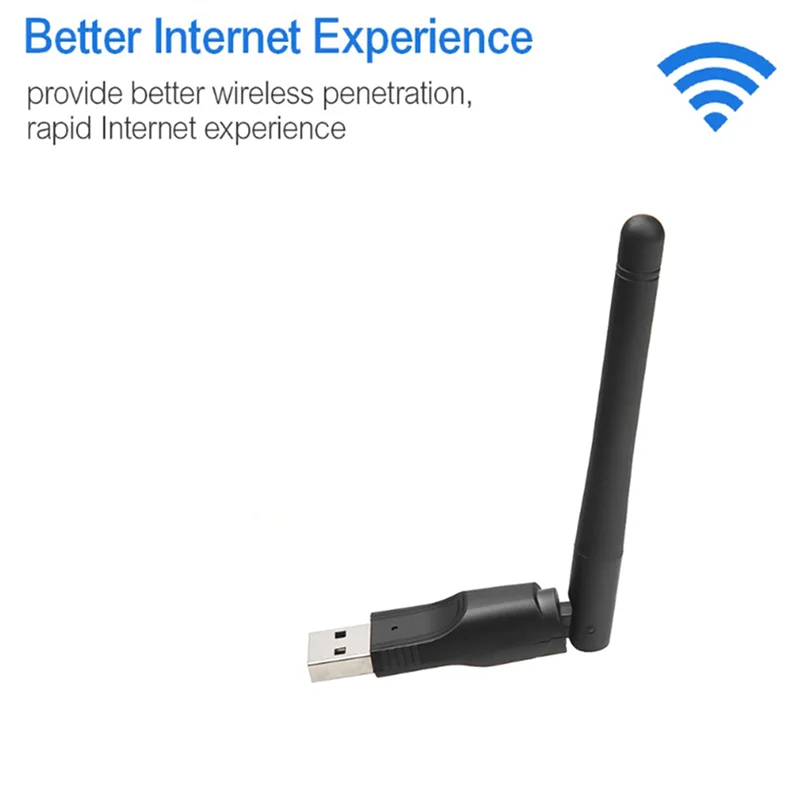 SUNRI-3X NIC Receptor Driver-Free USB Wireless Wifi All-In-One NIC Receptor PC Laptop Wifi Transmissor Externo