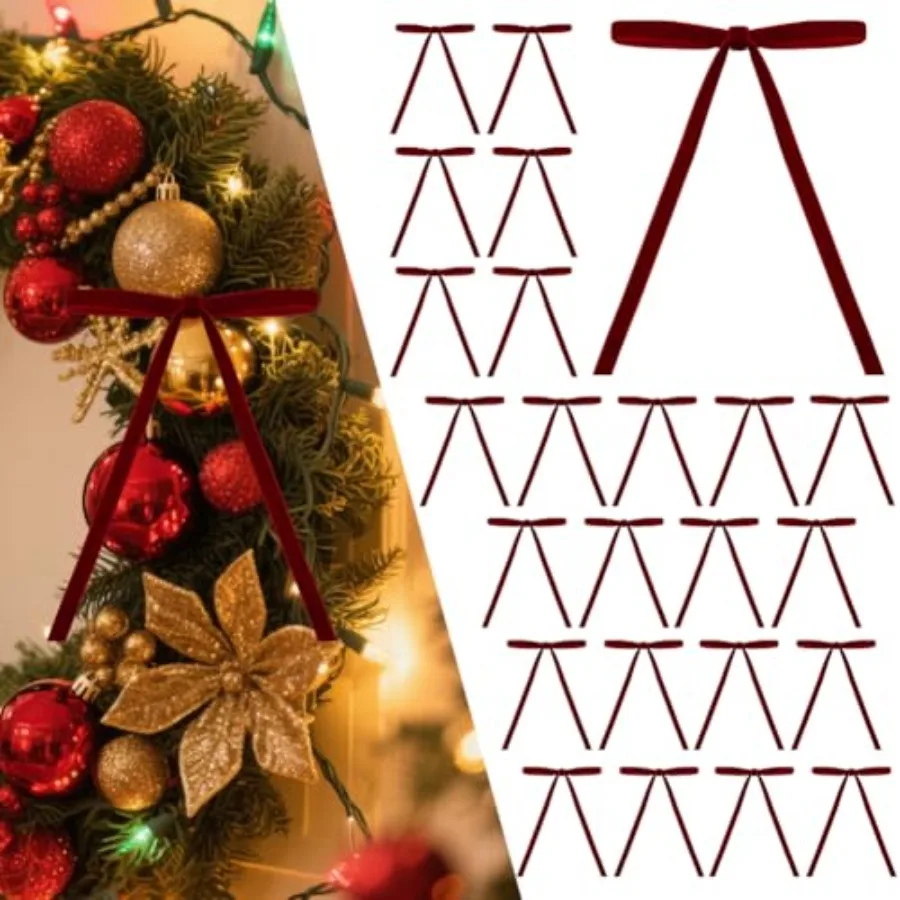 26 Pcs Velvet Chris… - image