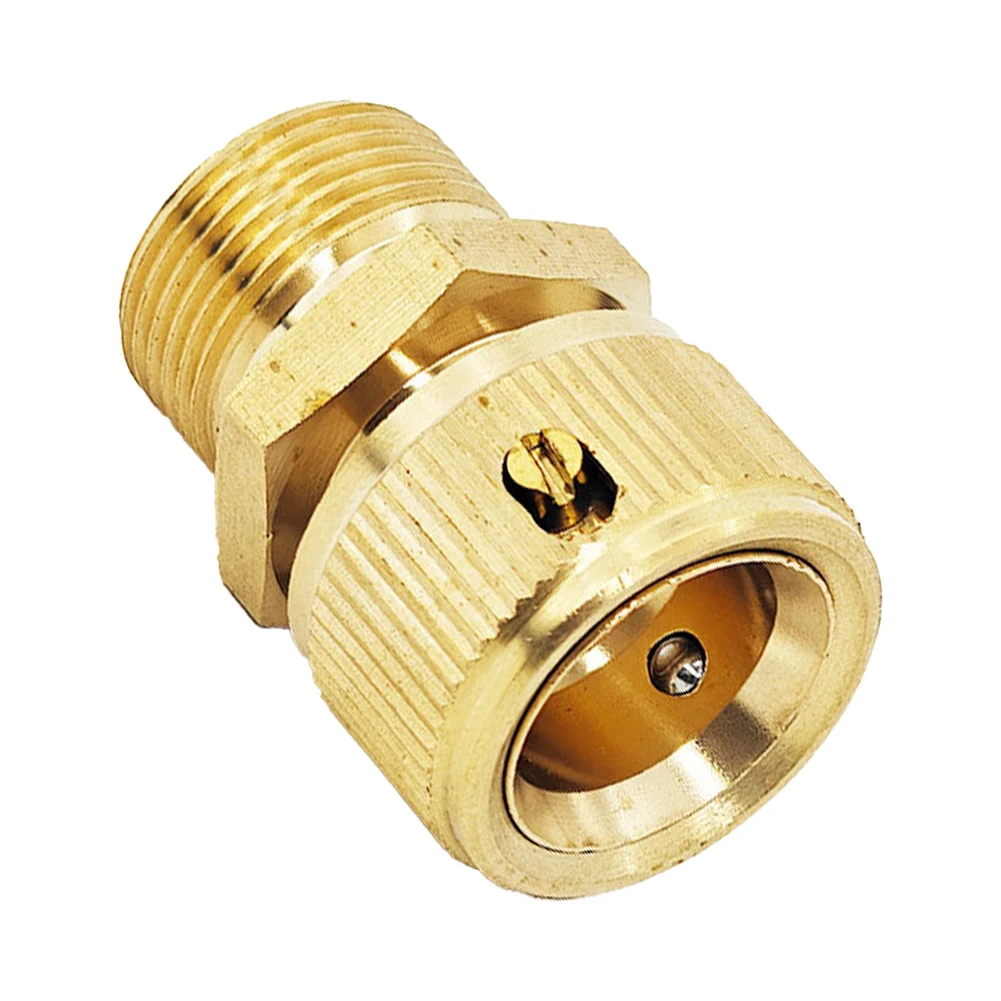 

Garden Maintenance Copper Connector Outdoor Use Connector 22*1.5 External Thread Brass Construction Easy Installation