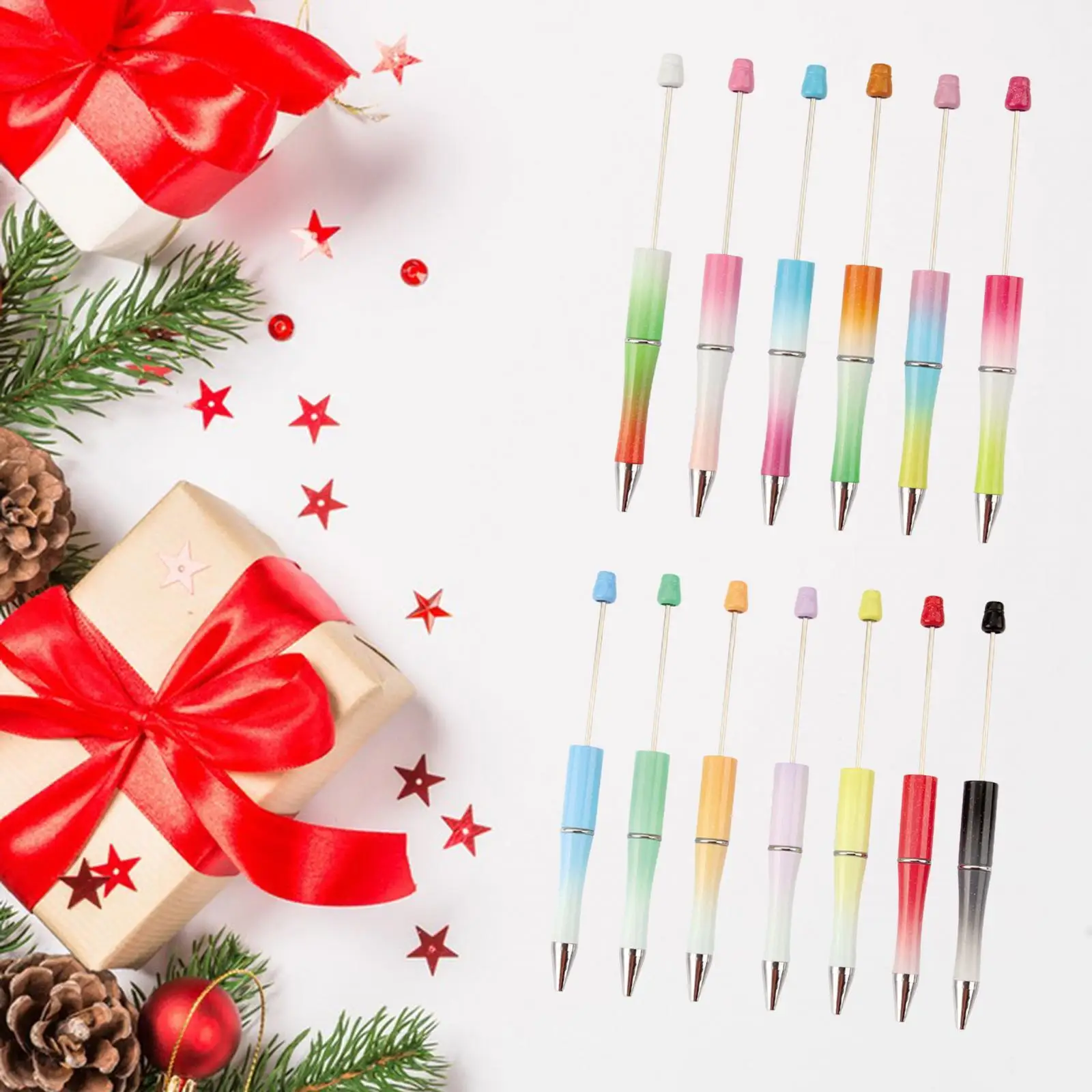 

13 шт., ручка из бисера, ручки из бисера, шариковая ручка, сделай сам, школьные и офисные письменные принадлежности для