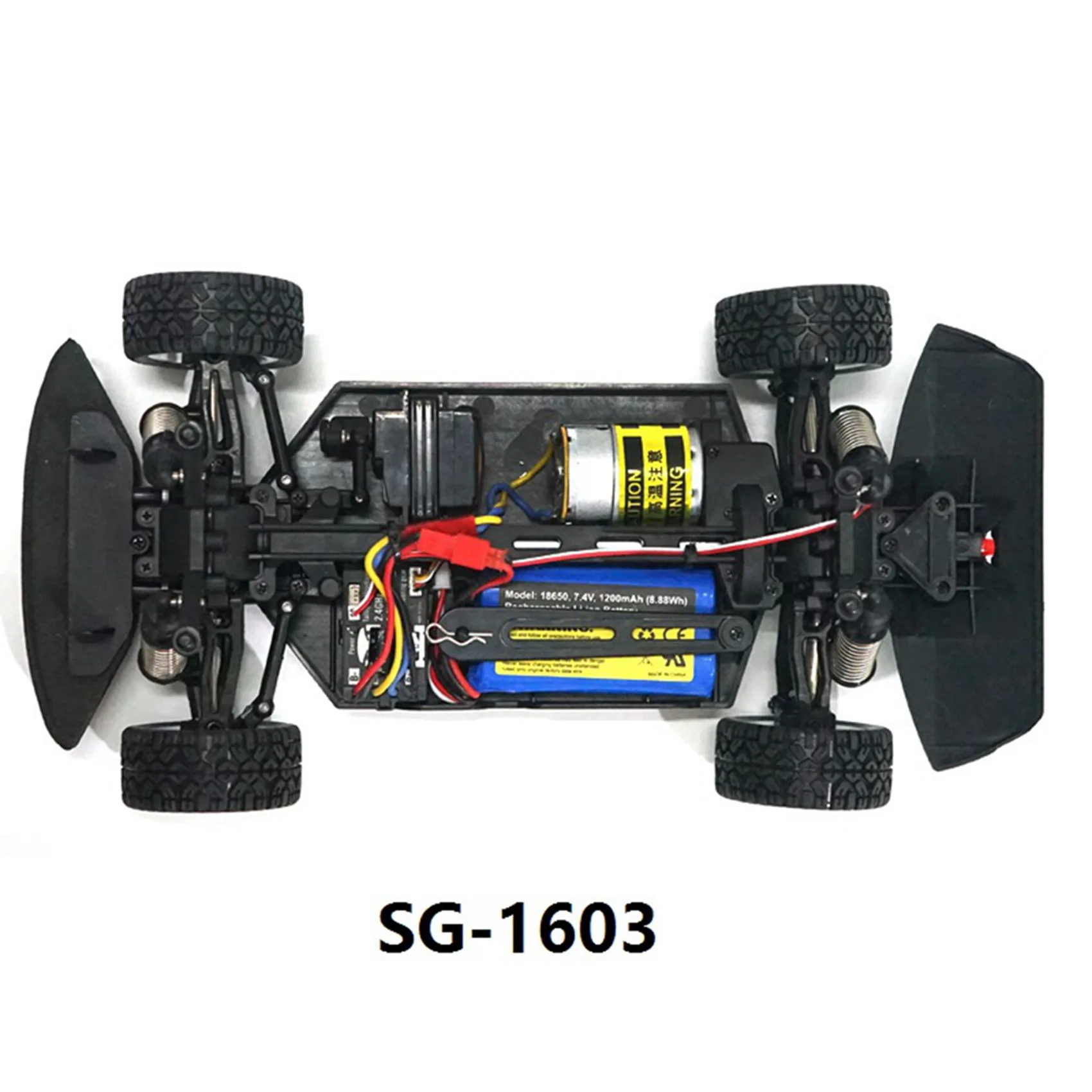 

A13Q-8Pcs Front/ Rear Upper & Lower Arm For SG 1603 SG 1604 SG1603 SG1604 1/16 RC Car Spare Parts Accessories