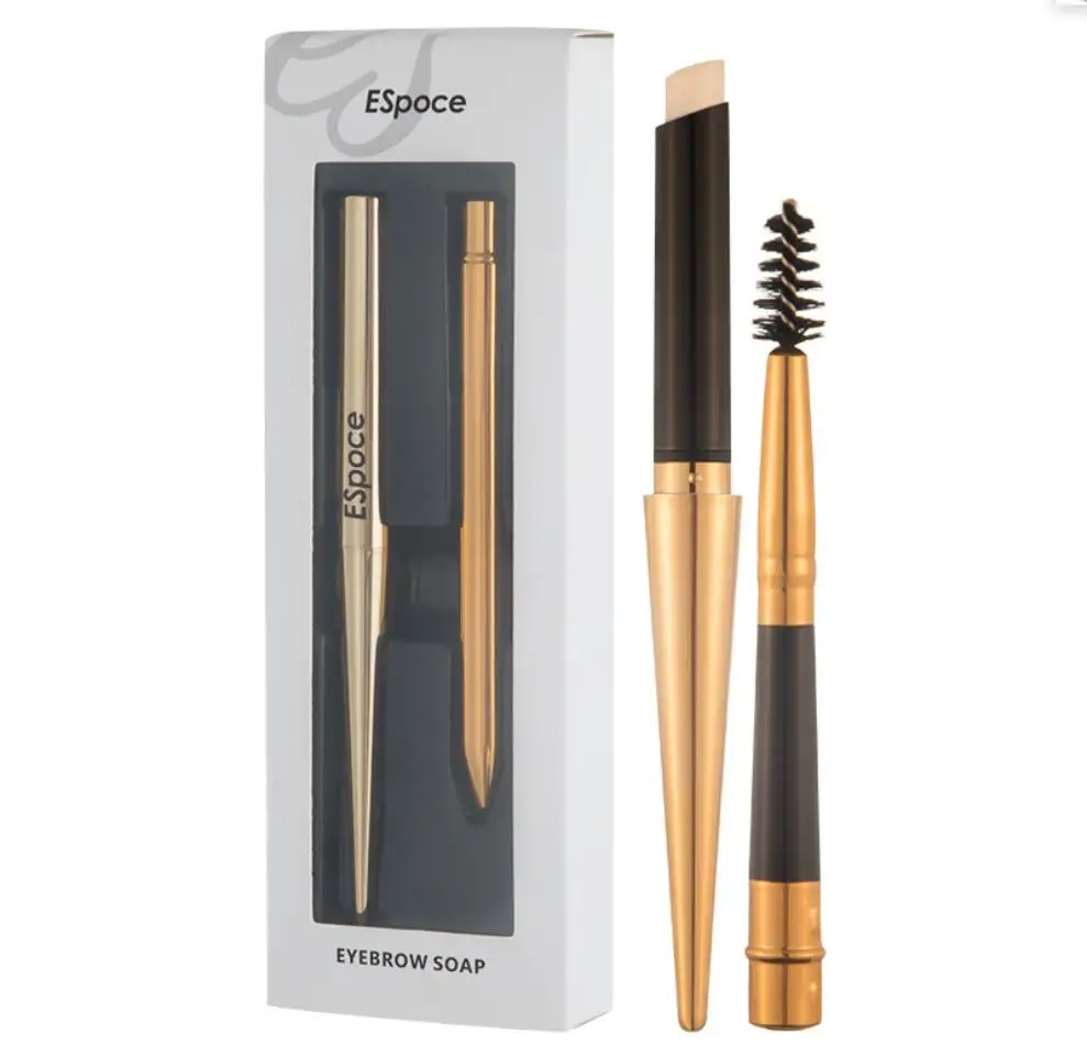 Eyebrow Pencil Natural Waterproof No blooming Rotating Automatic Eye Brow Pencil with Brush Brown Beauty Cosmetic Tool T2404