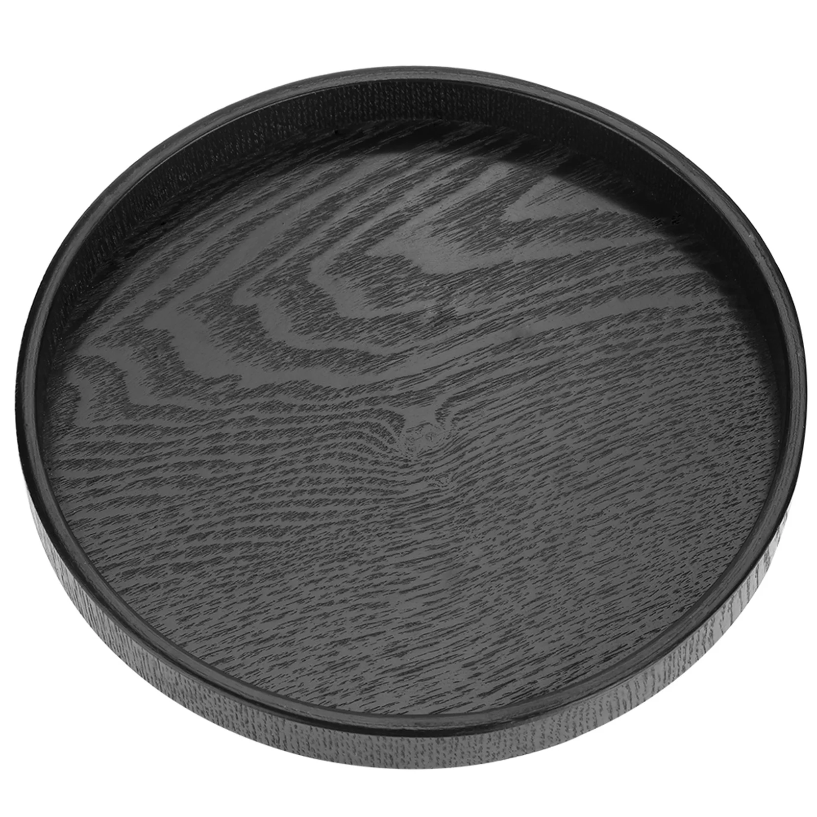 Bandeja de Madera para Té, Bandeja Redonda para Servir Té, Café, Aperitivos, Comidas, Plato para Servir, Bandejas de Restaurante, Bandeja para Té