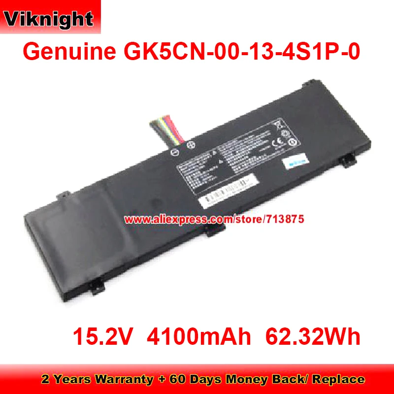 

Genuine GK5CN-00-13-4S1P-0 Battery for Getac GK5CN6Z OP-LP2 GWTN156-3BK GK7CP7S EG-LP5-BK GWTN156-2BK 15.2V 4100mAh 62.32Wh