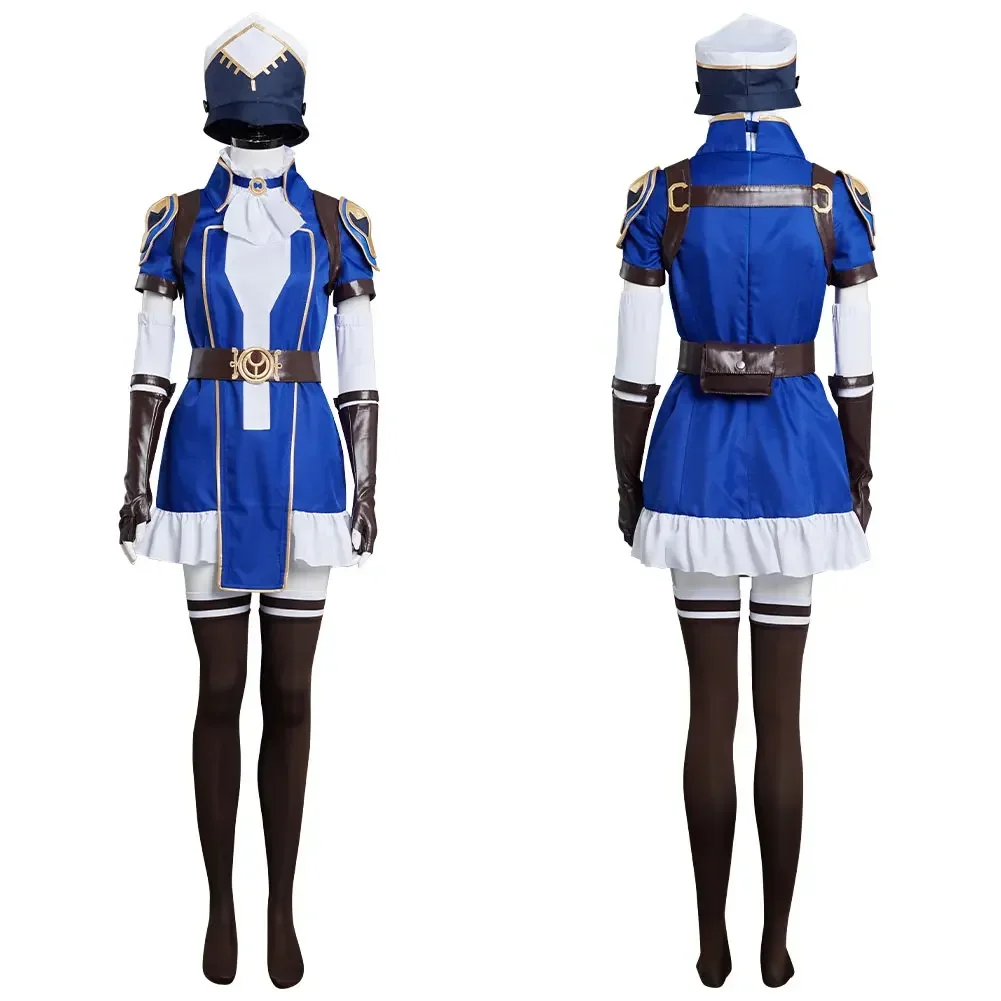 

Arcane: Game- Caitlyn The Sheriff Of Piltover Cosplay Costume Outfits Halloween Carnival Suit