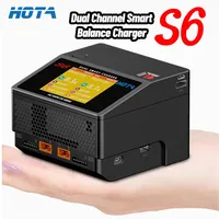 HOTA S6 Model Car Lithium Battery Balance Charger AC 400W DC 650W Dual Channel Smart Charging Accessories