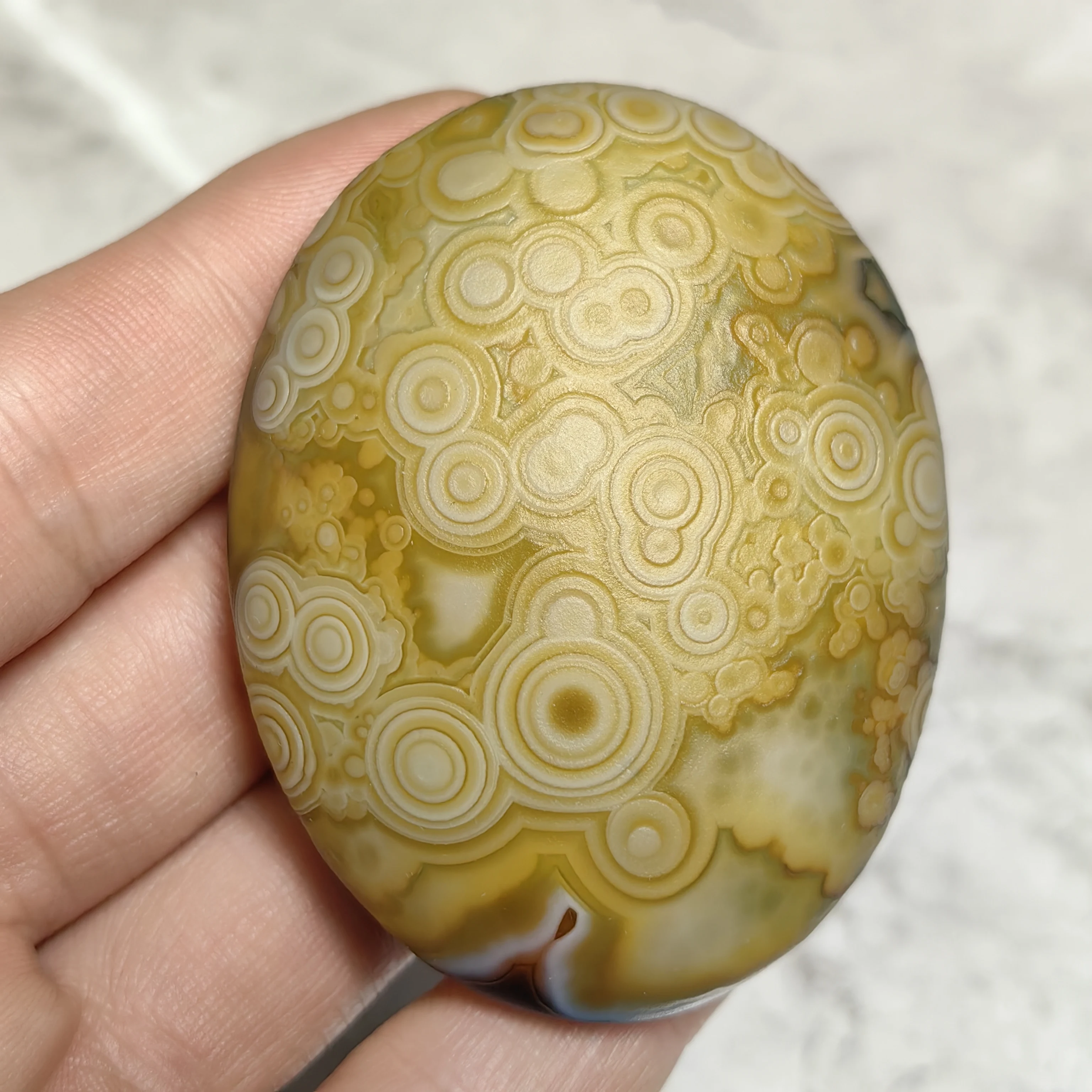 Mongolia Sardonyx Divine Eye – Raw Unprocessed Agate for Reiki Healing, Meditation & Protection Against Negativity