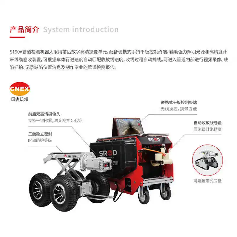 Net Inspection Robot Municipal Drainage Inspection Defect Detector