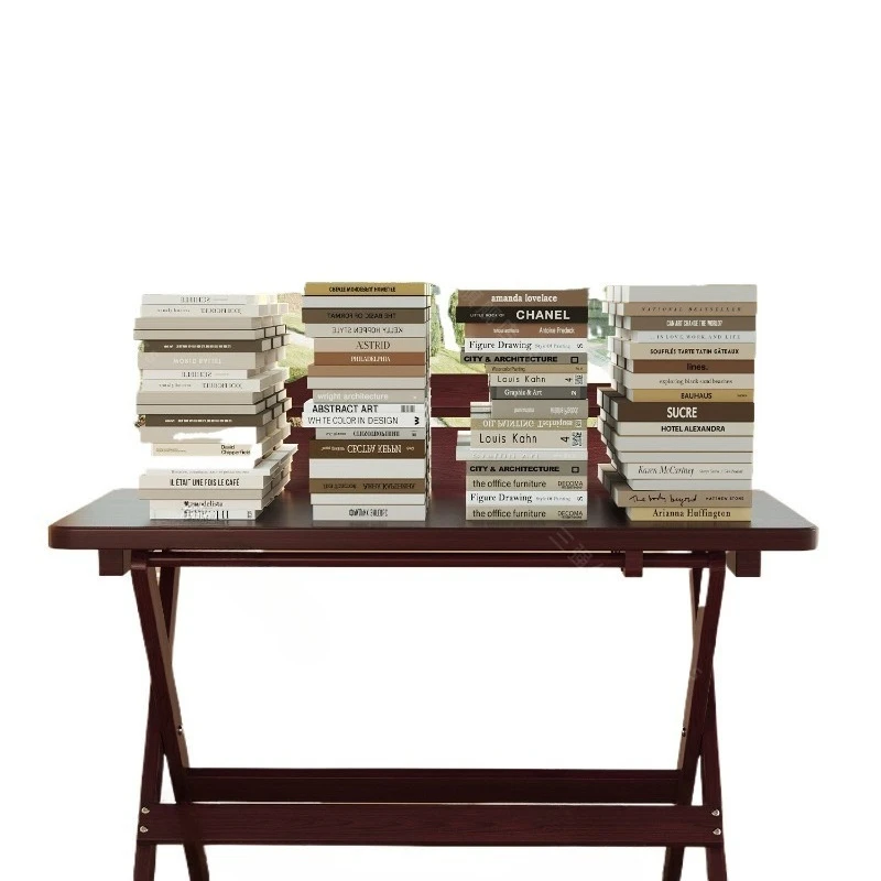 Nanzhu folding desk, small apartment home study table, free installation of student bedroom writing lift desk