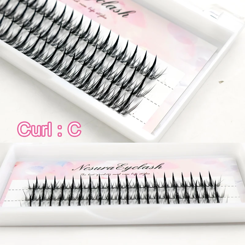 2 Box Lash Clusters Lower False Eyelashes Individual Lashes Cos Anime Lashes Manga Lashes Fake Eyelashes Eyelash Strands NEW